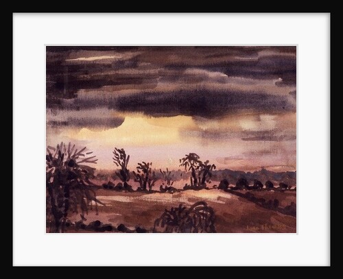 Fields in a Winter Dusk, 1992 by Joan Thewsey