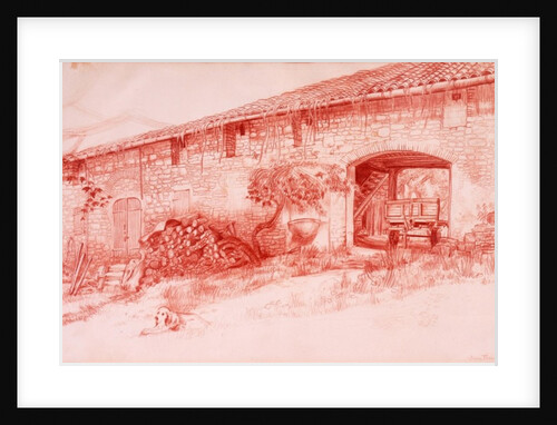 Farmhouse, Provence, 2000 by Joan Thewsey