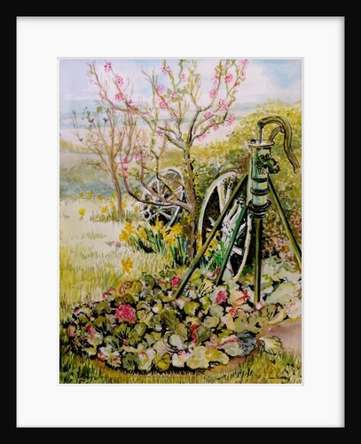 The Garden Pump,2010,watercolour by Joan Thewsey