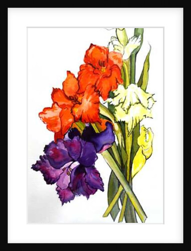 Gladioli, 2011 by Joan Thewsey
