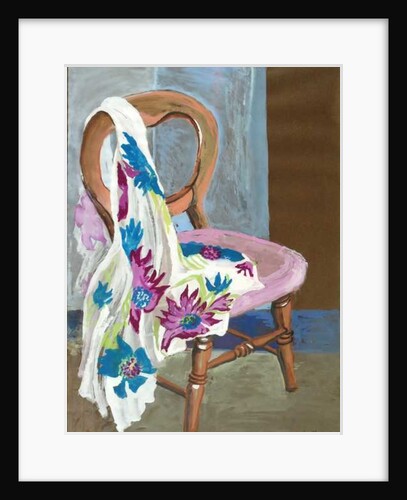 Chair and Patterned Fabric, 2000 by Joan Thewsey