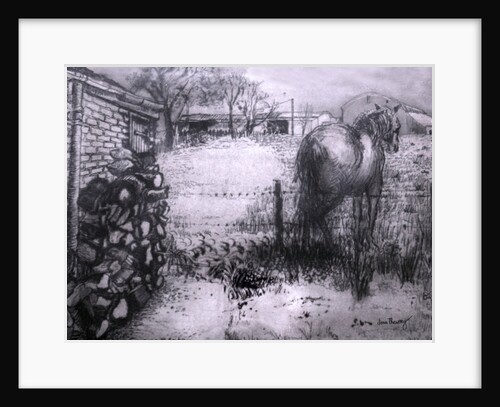 Horse Resting his Leg, 2000 by Joan Thewsey