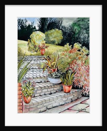 Steps up to the Garden, 2014 by Joan Thewsey