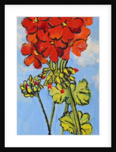 Geranium Spray, 2017 by Joan Thewsey