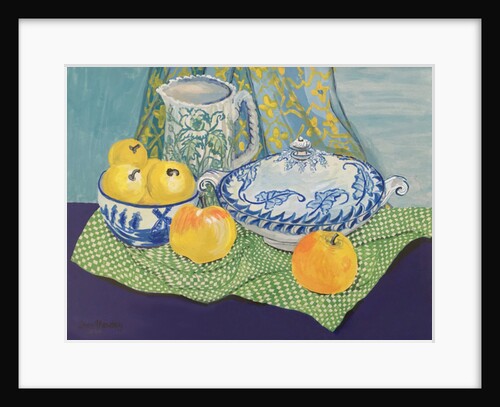 Still life with Tureen and Apples, 1999 by Joan Thewsey