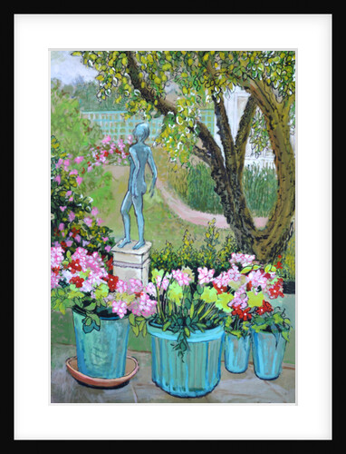 The Statue 'Tilly' in the Garden, 2017 by Joan Thewsey