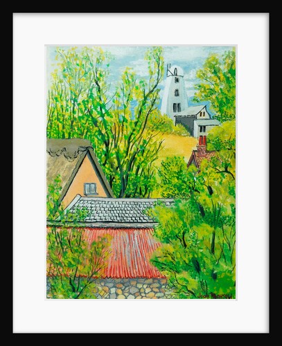View from Cynthia's Window, Dalham, Suffolk by Joan Thewsey