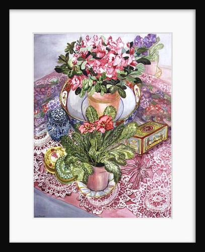 Primrose and Azalea by Joan Thewsey