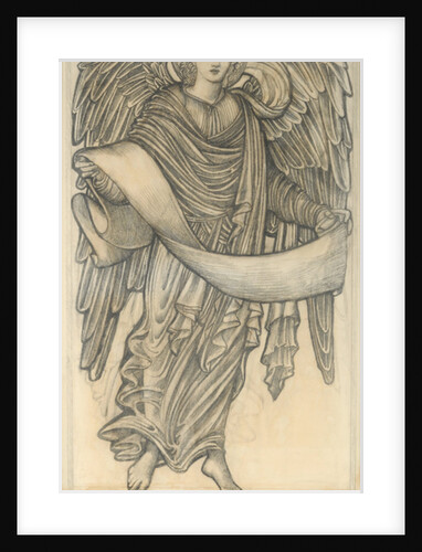 Angel with Scroll - figure number eight, 1880 by Edward Coley Burne-Jones
