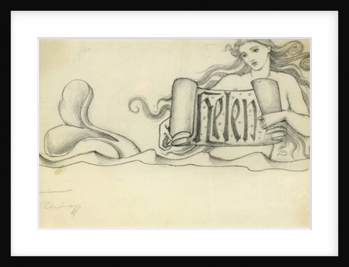 Study for Helen, c.1880 by Edward Coley Burne-Jones