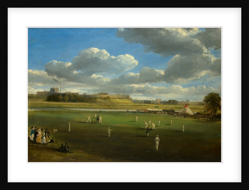 Cricket Match at Edenside, Carlisle, c.1844 by Samuel Bough