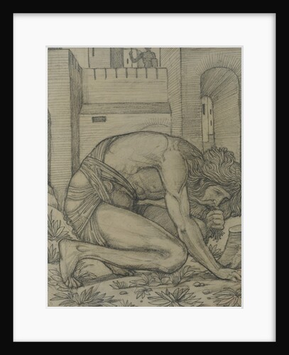 Nebuchadnezzar Eating Grass, 1878 by Edward Coley Burne-Jones