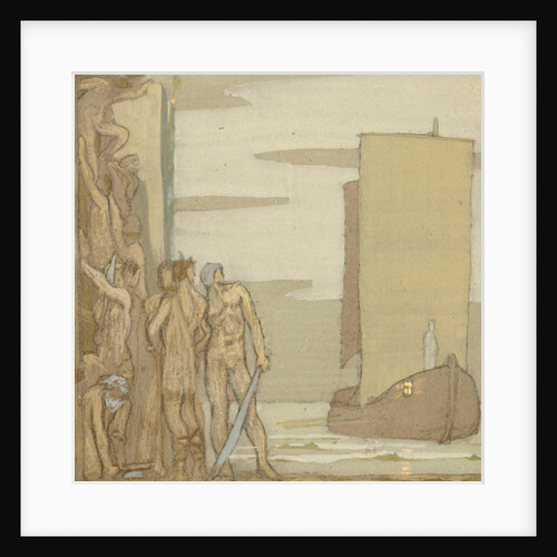 The Landing of St Patrick in Ireland, c.1912 by Frederick Cayley Robinson