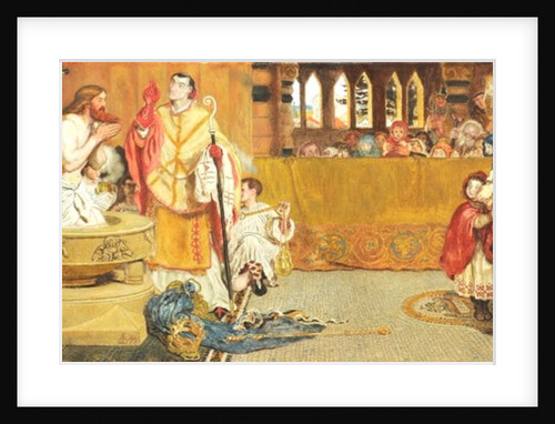The Baptism of St Edwin, 1879 by Ford Madox Brown