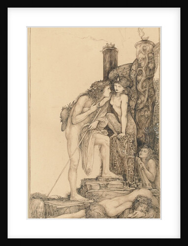 Oedipus and the Sphinx, 1891 by Charles Ricketts