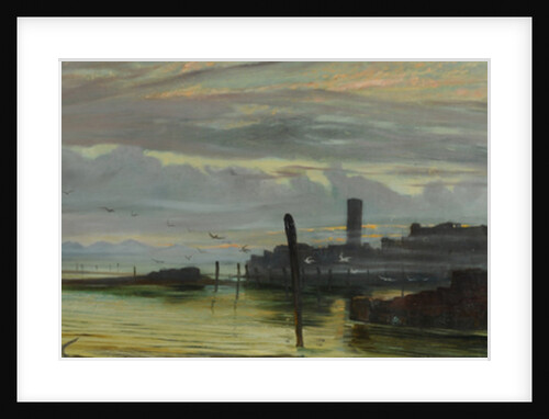 Twilight in the Lagoons near Venice, 1875-85 by George 9th Earl of Carlisle Howard