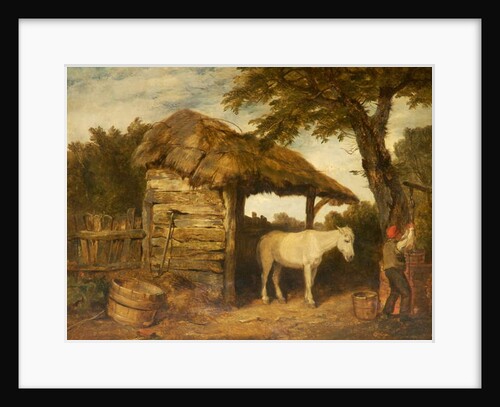 Rustic Shed, c.1800-47 by William Collins