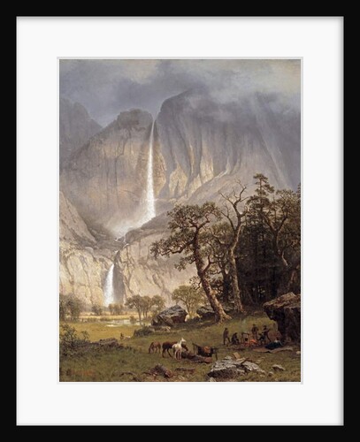 Cho-looke, the Yosemite Fall, 1864 by Albert Bierstadt