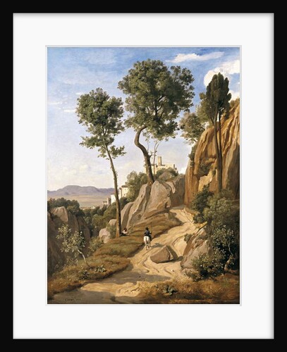 View of Volterra, 1838 by Jean Baptiste Camille Corot