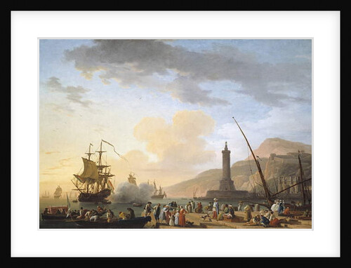A Seaport at Sunset, 1749 by Claude Joseph Vernet