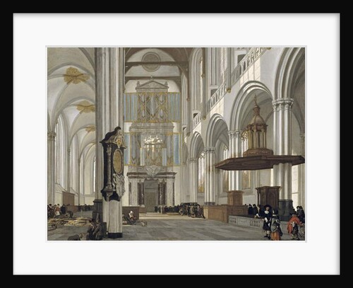 Interior of the Nieuwe Kerk, Amsterdam, 1657 by Emanuel de Witte