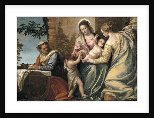 Madonna and Child with St. Elizabeth, the Infant St. John the Baptist and St. Justina, 1565-70 by Veronese
