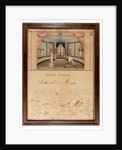Brevet de Maître, 1814 by French School