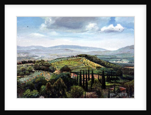 Rolling Hills, Pistoia, Tuscany by Trevor Neal