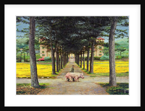 Big Pig, Pistoia, Tuscany by Trevor Neal