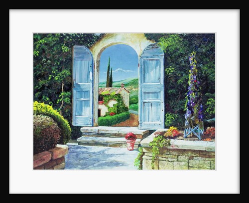 Shuttered Doorway, Volterra, Italy, 1999 by Trevor Neal