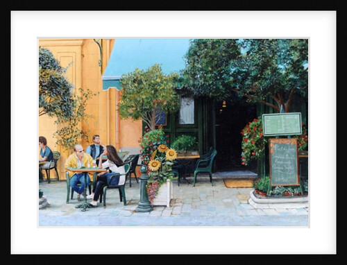 Cafe, Aix-En-Provence, 1999 by Trevor Neal