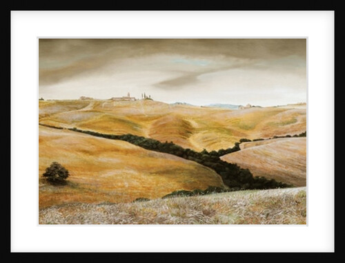 Farm on Hill, Tuscany, 2001 by Trevor Neal