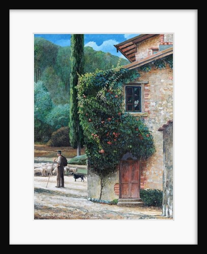 Shepherd, Peralta, Tuscany, 2001 by Trevor Neal