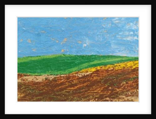 Two Trees, Rolling Hills, Tuscany, 2005 by Trevor Neal