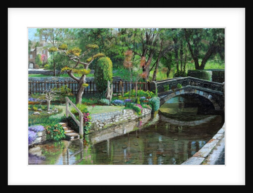 Bridge and Garden, Bakewell, Derbyshire, 2009 by Trevor Neal