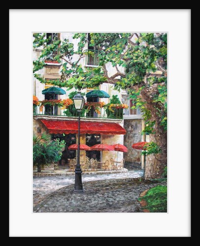 Cafe Beauclaire, Provence, 2004 by Trevor Neal