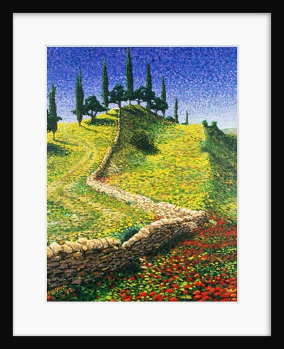 Spanish Hill Top, 1992 by Trevor Neal