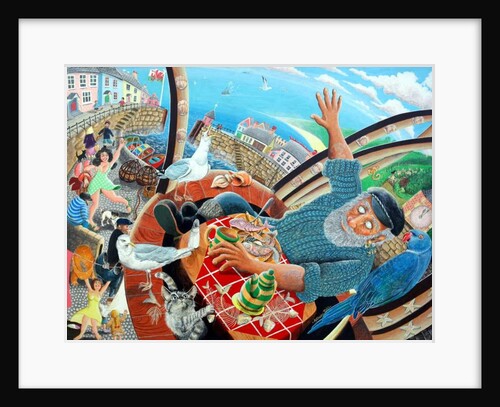 Captain Cat blindly sees the village life go by, 2005 by Tony Todd