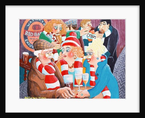 Uncle Albert and the girls meet at the 'Butchers Arms' for a quick drink before the Match by Tony Todd