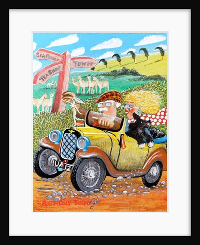 Brenda and Uncle Albert speed along to 'The Posh Tea Shop' for cream teas by Tony Todd