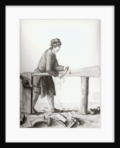 An Oar-Maker from the Venetian Arsenal by Jan van Grevenbroeck