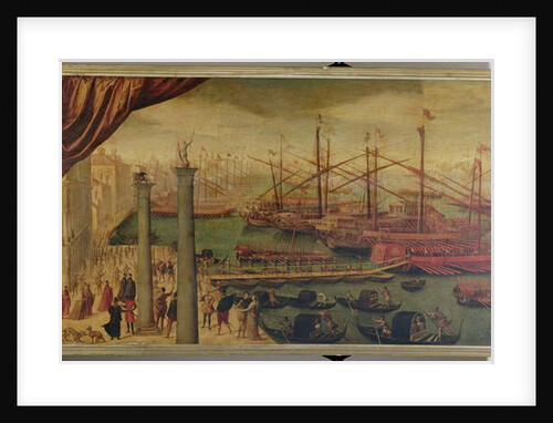 Recruitment of Venetian troops on the Molo, c.1562 by Gian Battista Angolo del Moro