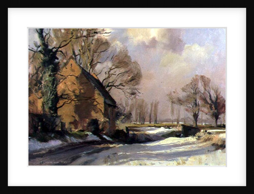 Norfolk Thaw, 1985 by Trevor Chamberlain