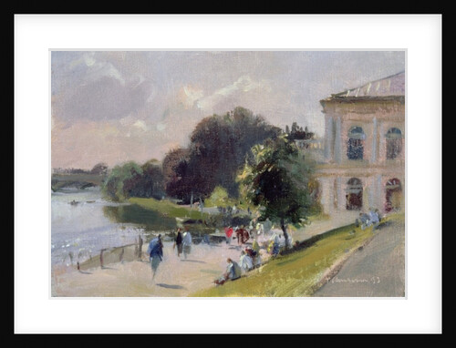Sparkling Afternoon, Richmond, 1993 by Trevor Chamberlain