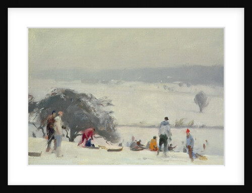 Tobogganing, The Meads, Hertford by Trevor Chamberlain