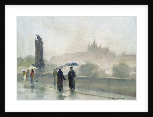 Umbrellas, Charles Bridge, Prague by Trevor Chamberlain
