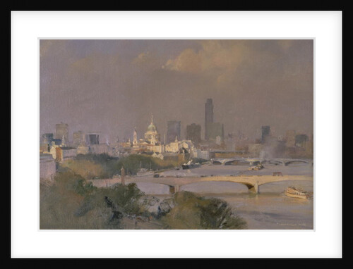Sultry Afternoon in August, King's Reach, 1988 by Trevor Chamberlain
