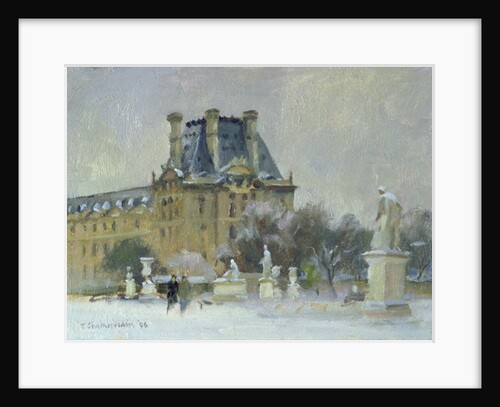 Snow in the Tuilleries, Paris, 1996 by Trevor Chamberlain
