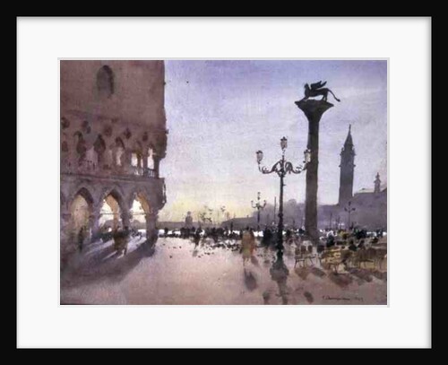 Early Morning, Piazzetta, Venice, 1989 by Trevor Chamberlain