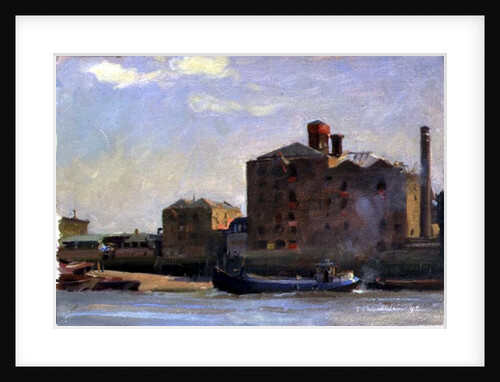 Against the Tide, Rotherhithe, 1992 by Trevor Chamberlain